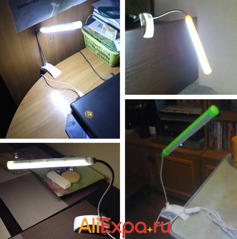 Светодиодная настольная лампа на прищепке AIFENG | Подарки на 23 февраля коллегам с Алиэкспресс